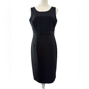 KASPER Women’s Black Sleeveless Dress sheath Dress Size 8
